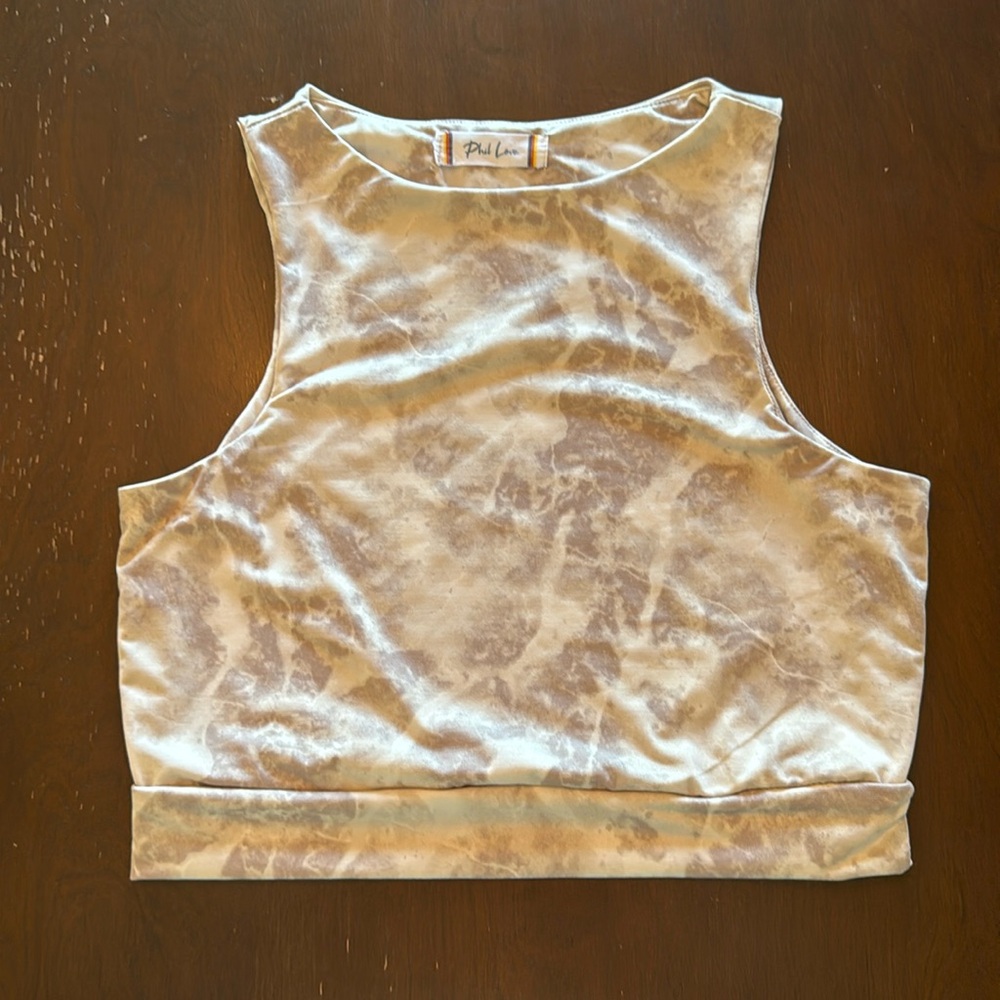 Tie dye crop top